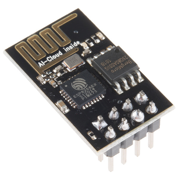 ESP-01 module, manufactured by Ai-Thinker